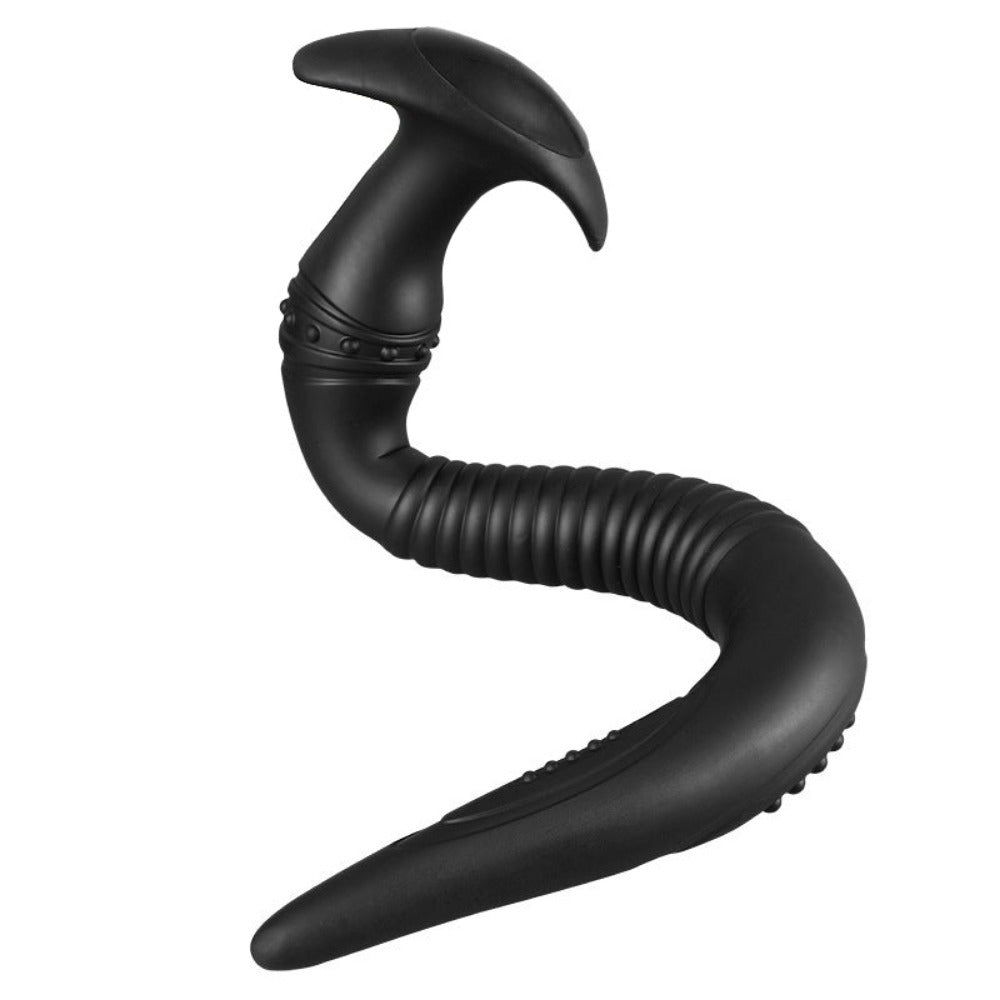 The Eel Anal Plug - Long Butt Plug - Ribbed Butt Plug