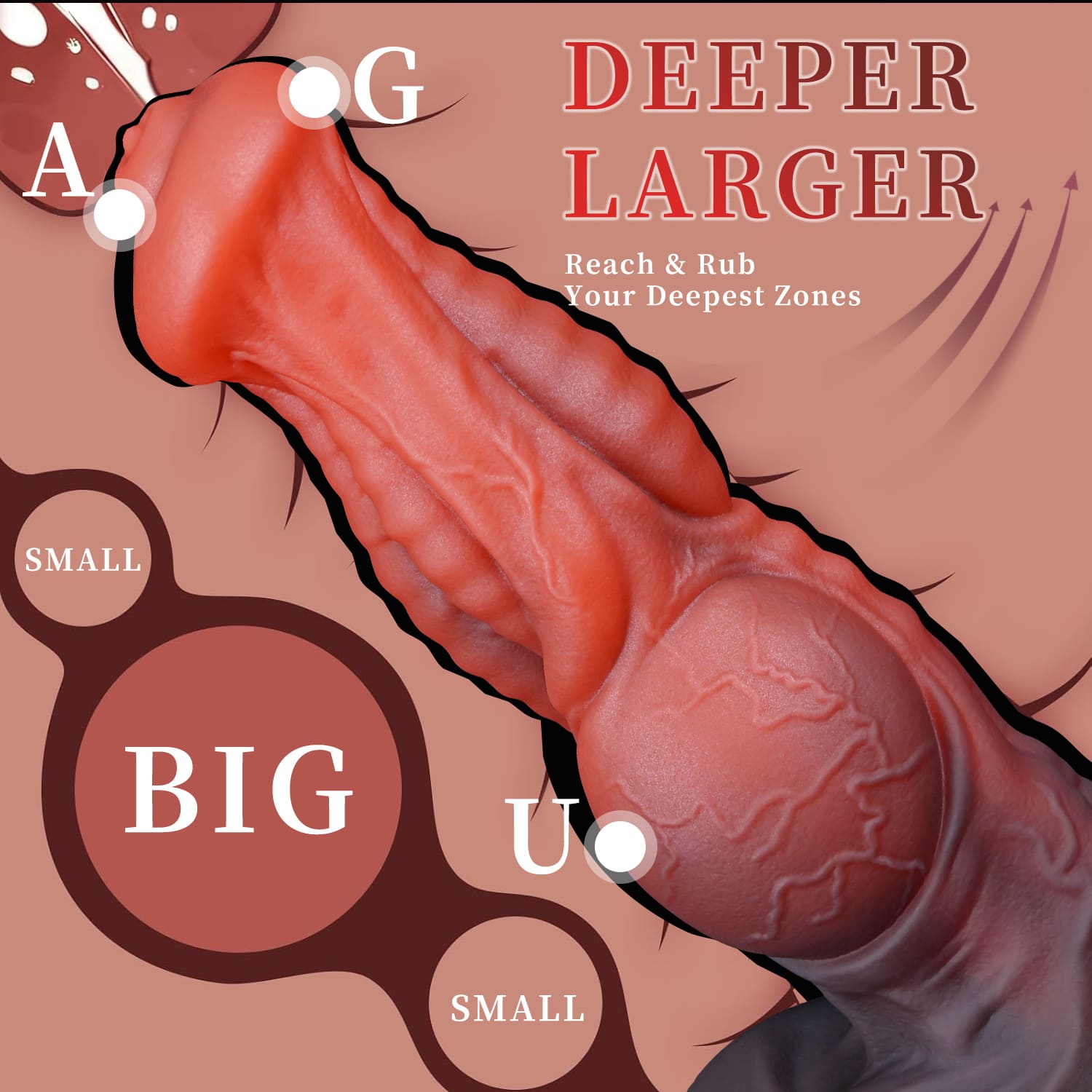 Ghostrunner - Silicone Fantasy Centaur Dildo - Knot Dildo