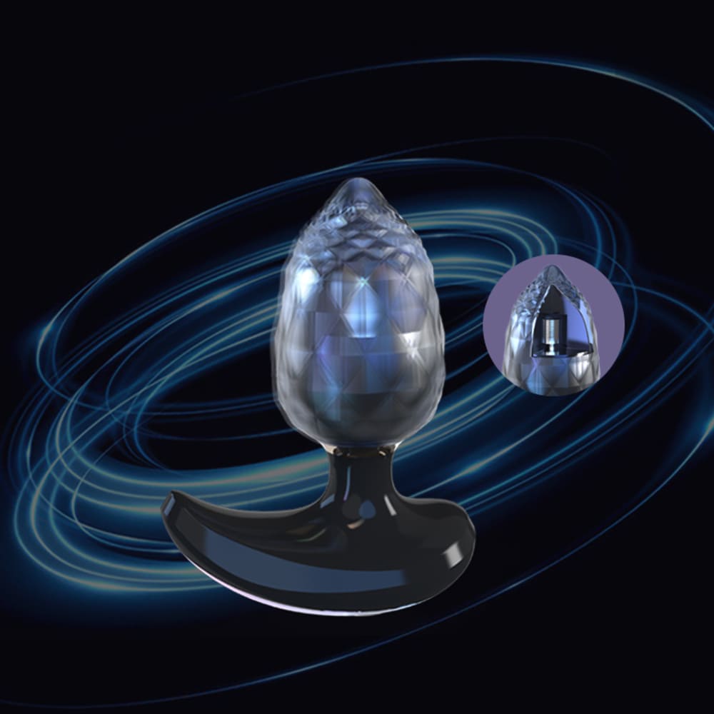 Azul-App-Remote-Control-Diamond-Textured-Anal-Vibrator