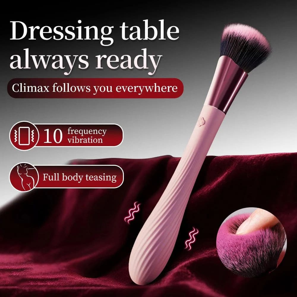 Brush-Pink-Make-Up-Brush-Massager-G-Spot-Vibrator