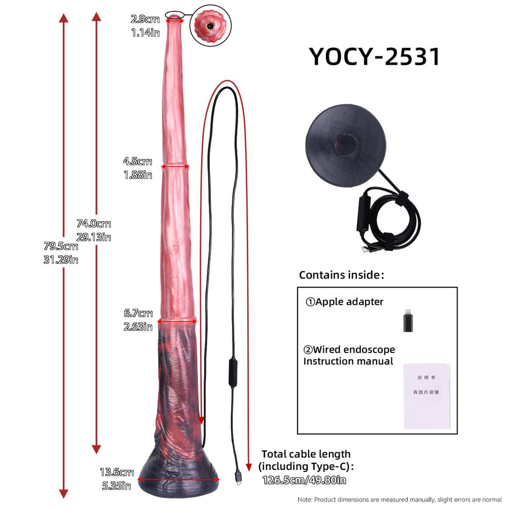 Deepmaw-31-Inch-Extra-Long-Endoscopic-Camera-Horse-Anal-Dildo