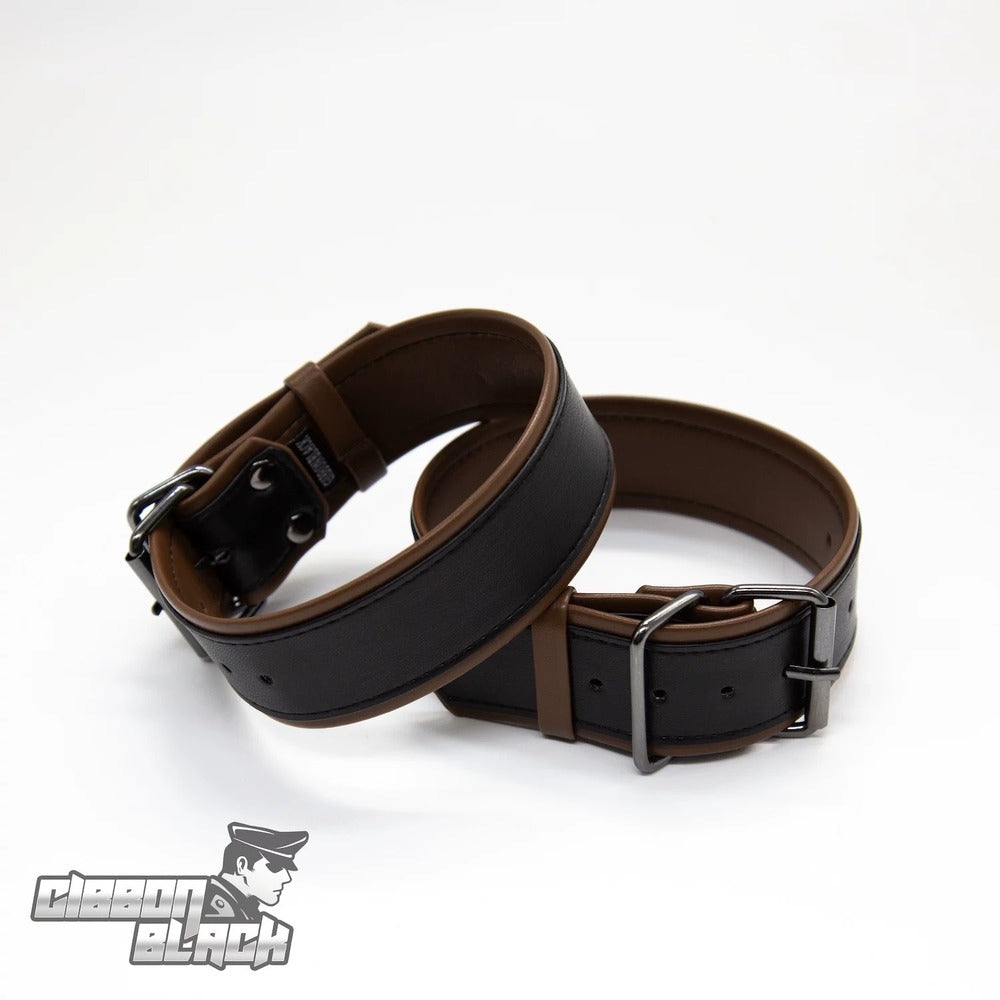 Gibbon-Black-Leather-Puppy-Armband