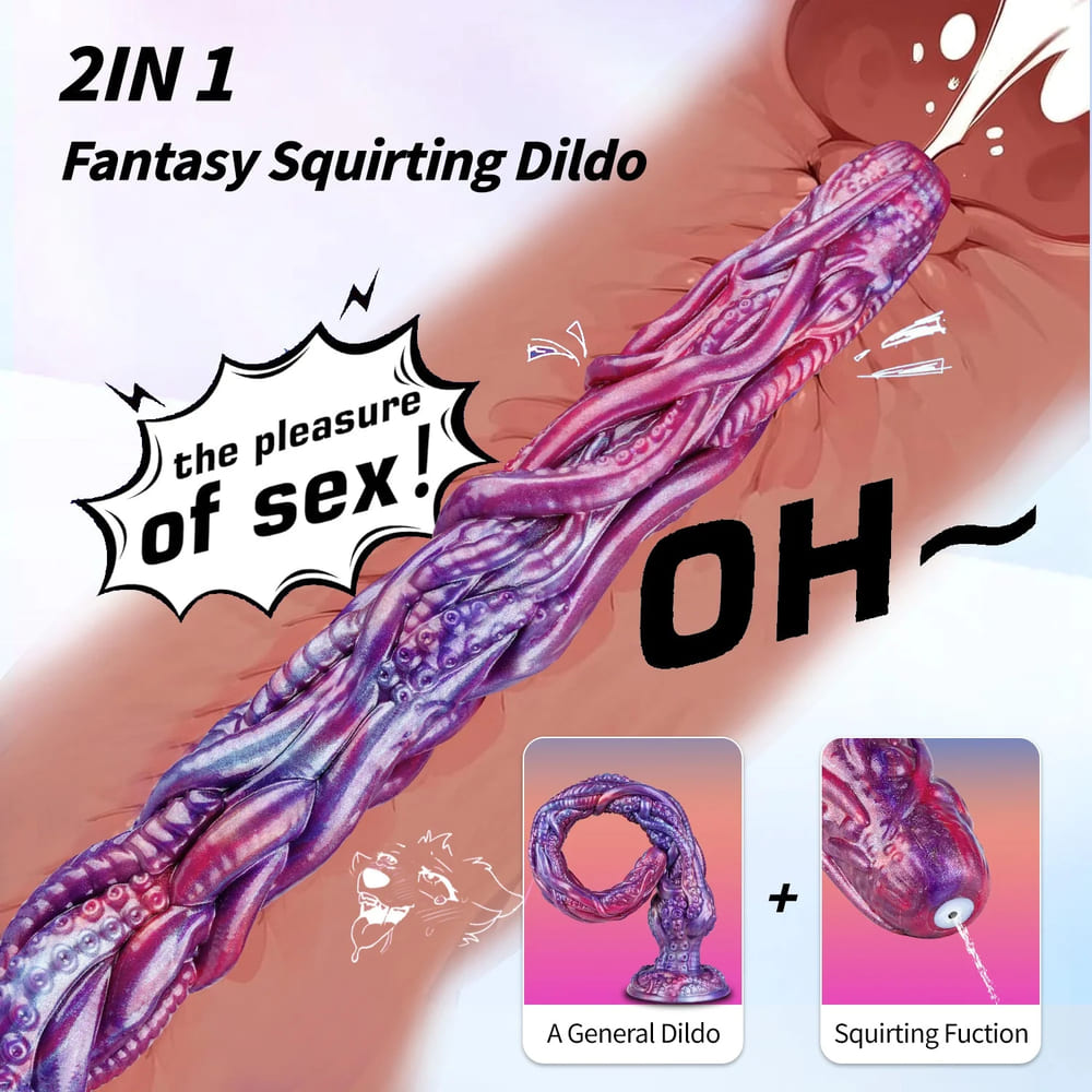 Hella-Ejaculating-Tentacle-Anal-Plug-Long-Anal-Toy