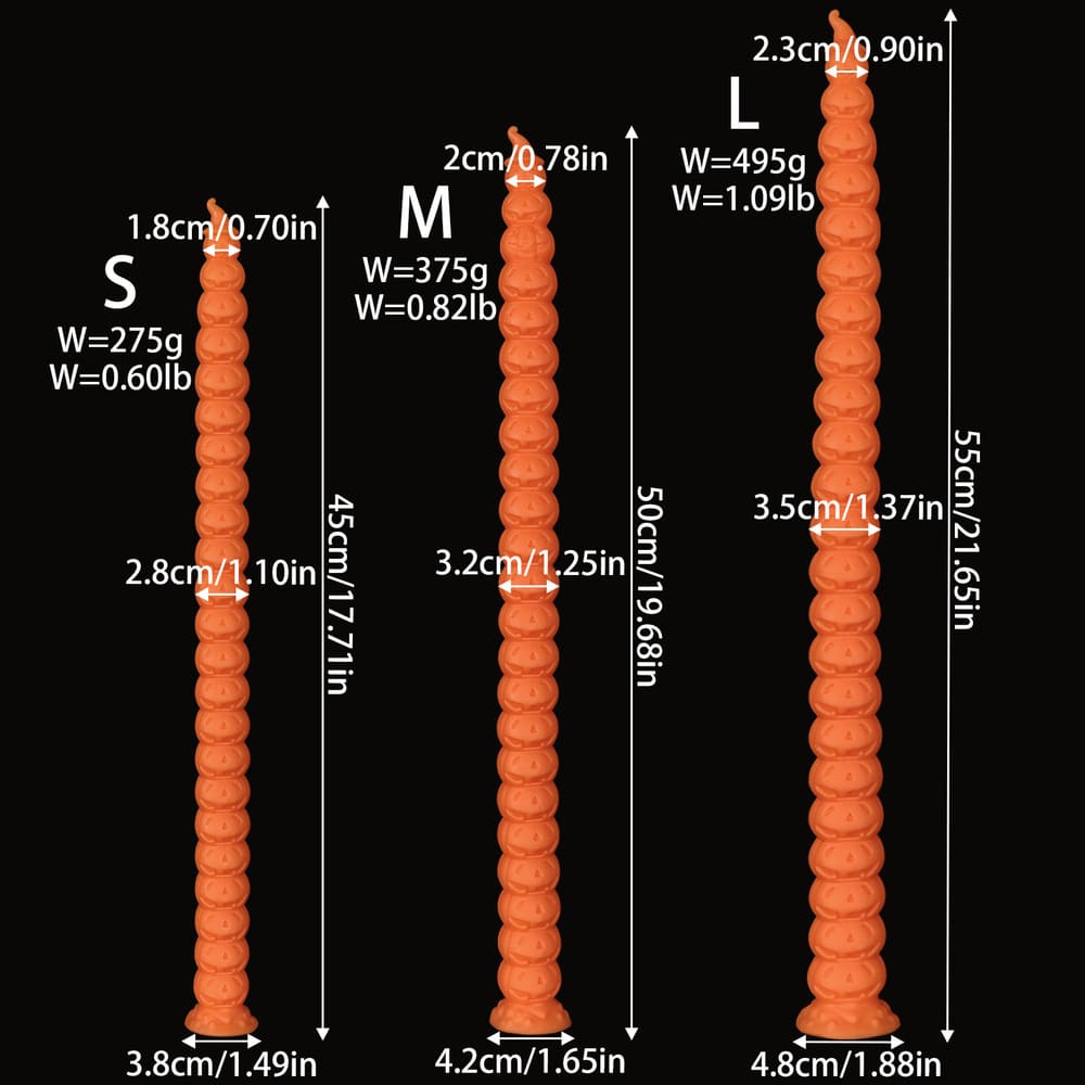 Jack-O-Lash-Halloween-Pumpkin-Long-Anal-Plug-3-Sizes