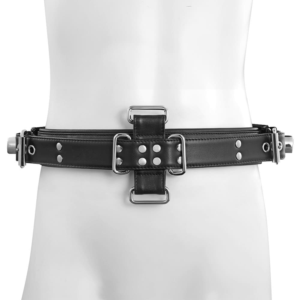 JulietToys-Leather-BDSM-Waist-Belt-with-Padded-Lining-3-Sizes