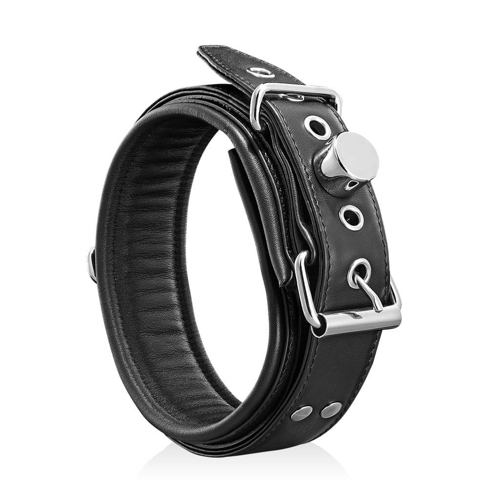 JulietToys-Leather-Thigh-Cuffs-with-Padded-Lining-3-Sizes