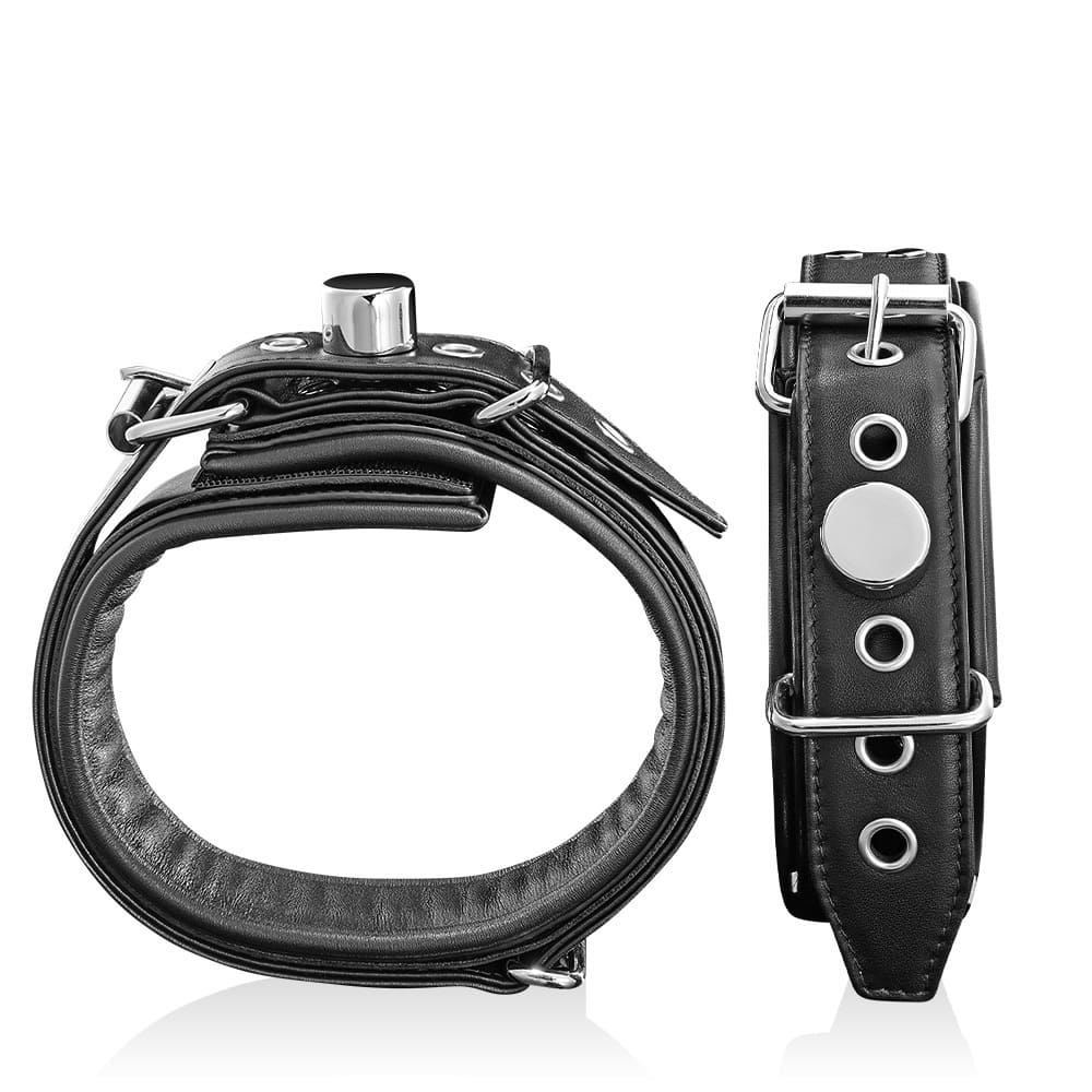 JulietToys-Leather-Thigh-Cuffs-with-Padded-Lining-3-Sizes