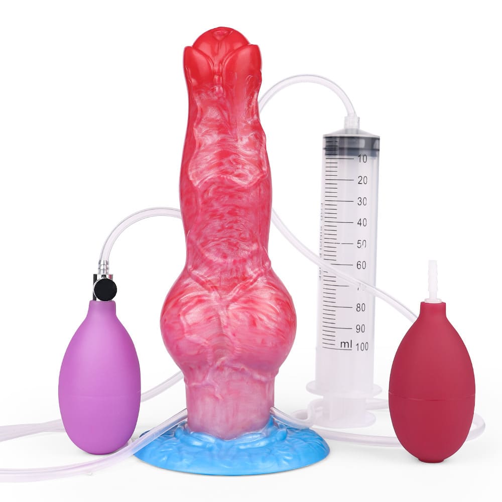 Luna-Inflatable-Squirting-Knot-Dildo-Fantasy-Dog-Dildo