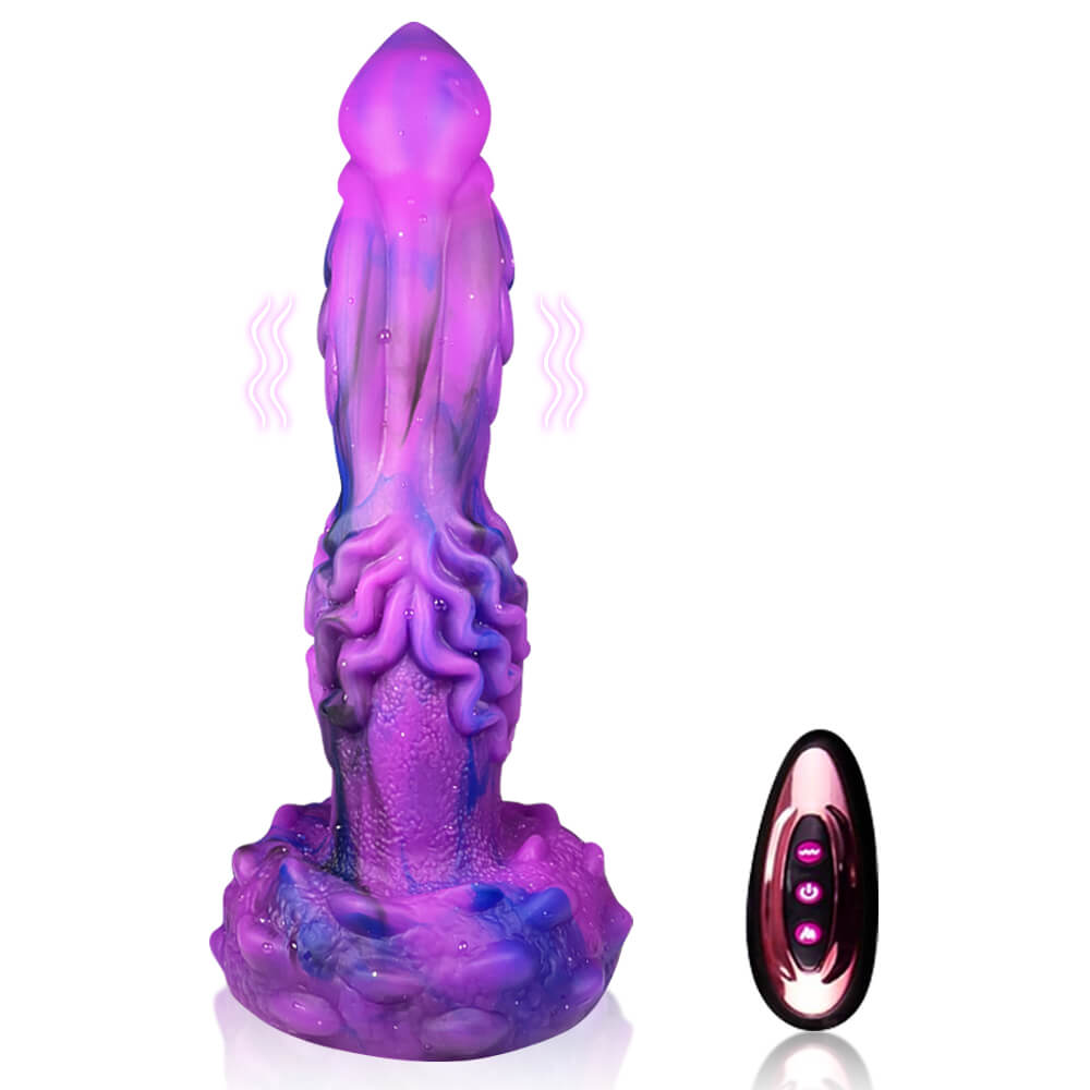 Poke - 9.45 Inch Thrusting Vibrating Monster Dildo
