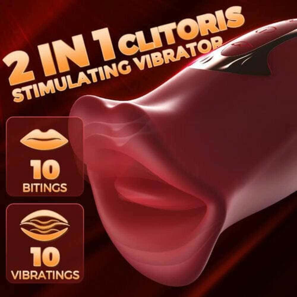 PoutPop-Red-Lip-Tongue-Clitoral-Suction-Stimulator