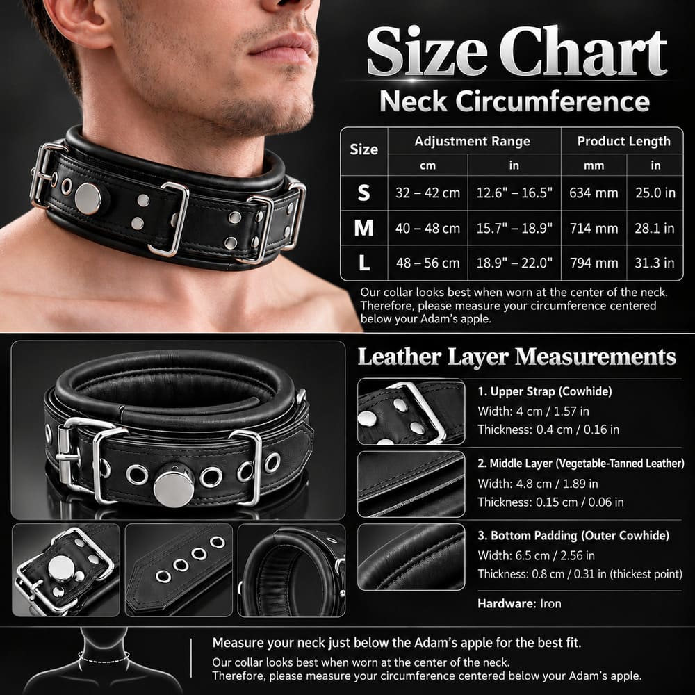 JulietToys-BDSM-Leather-Collar-3-Sizes