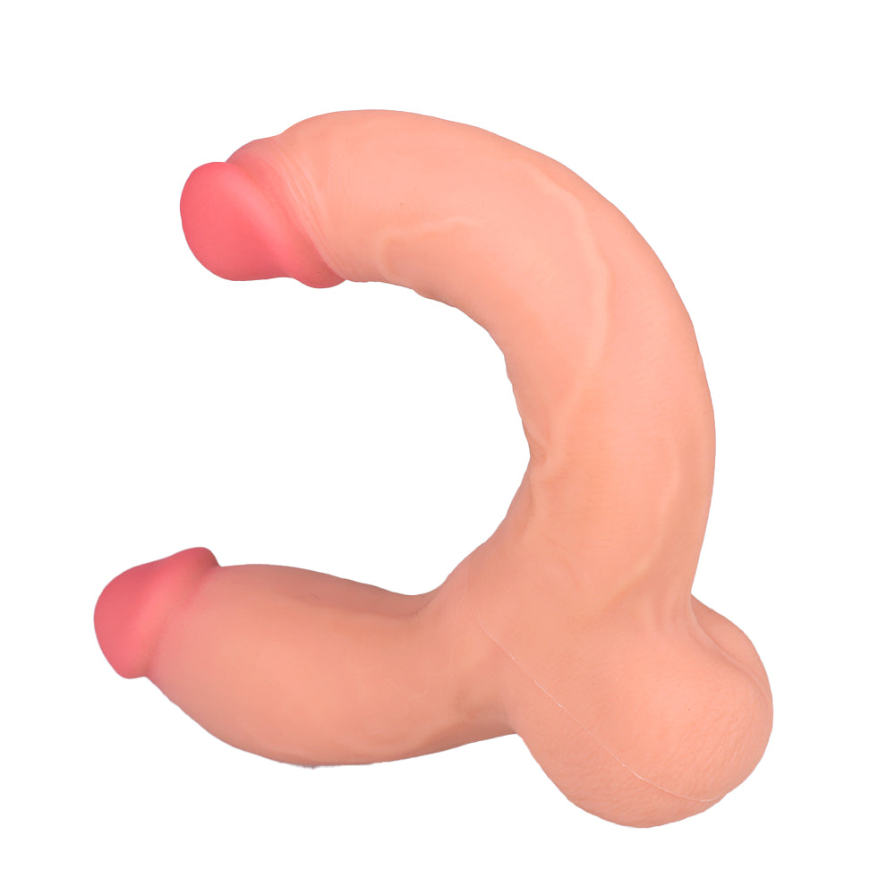 Realistic-Double-Ended-Dildo-Vaginal-Anal-Play-Flexible-For-Women-Lesbian-Couples-4