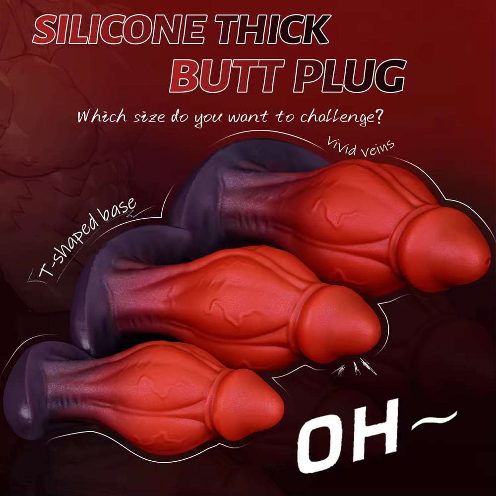 Rosso - Knot Butt Plug - Anal Toy