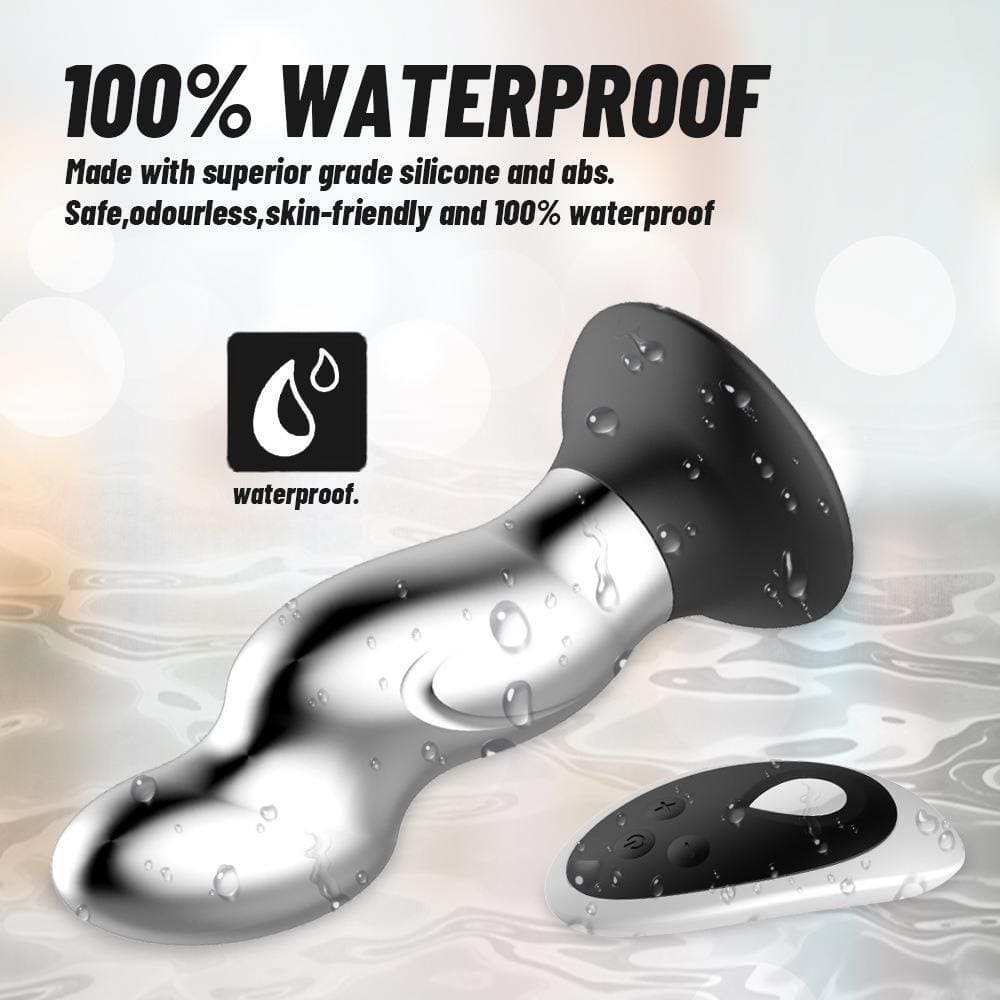 Smooth-Remote-E-Stim-Metal-Prostate-Massager