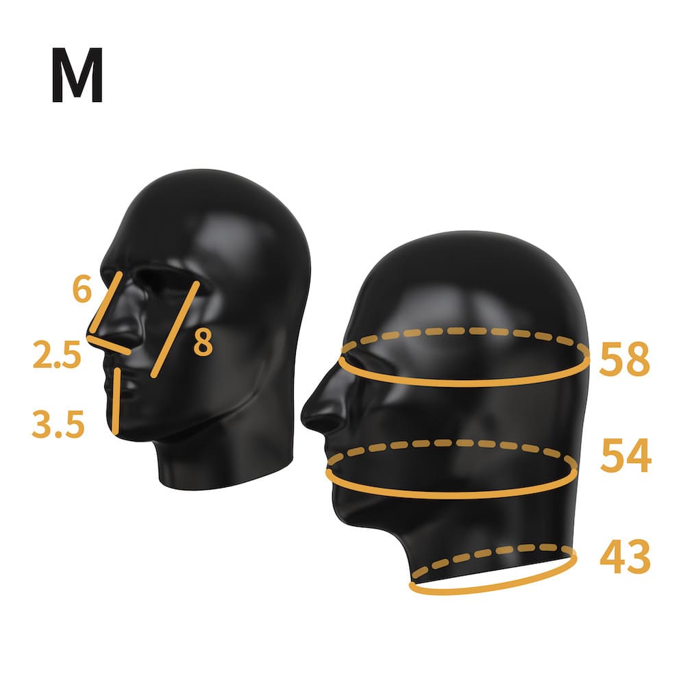 THE RUBBER PRISONER Anatomical Latex Mask
