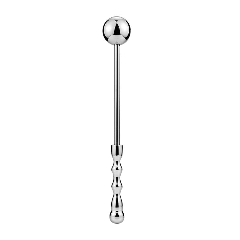 beaded-stainless-steel-dildo-straight-metal-rod