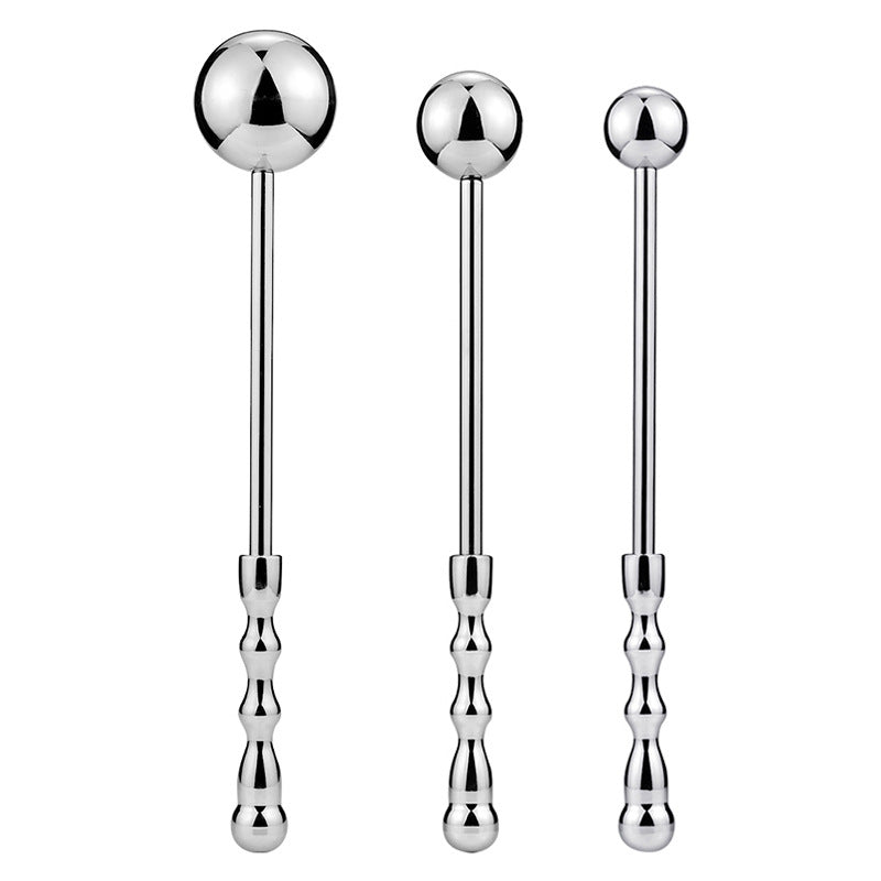 beaded-stainless-steel-dildo-straight-metal-rod