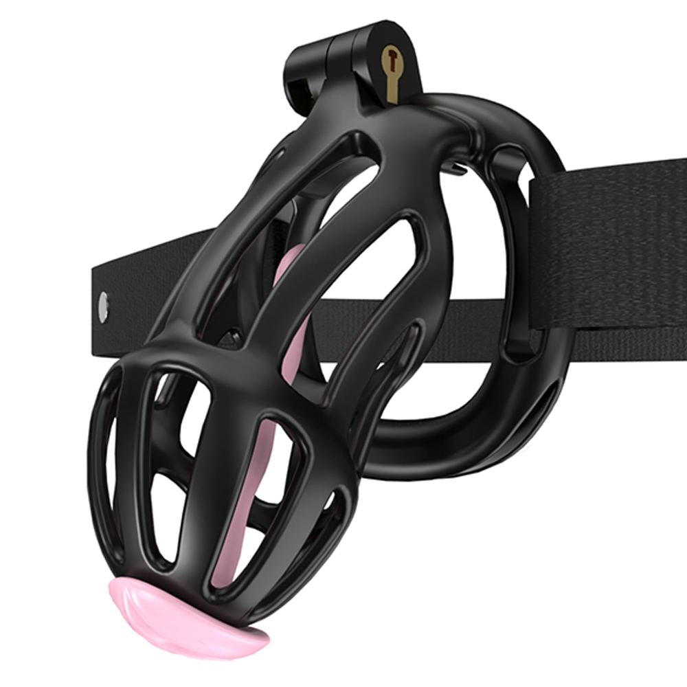 Damian - Chastity Cage With Belt