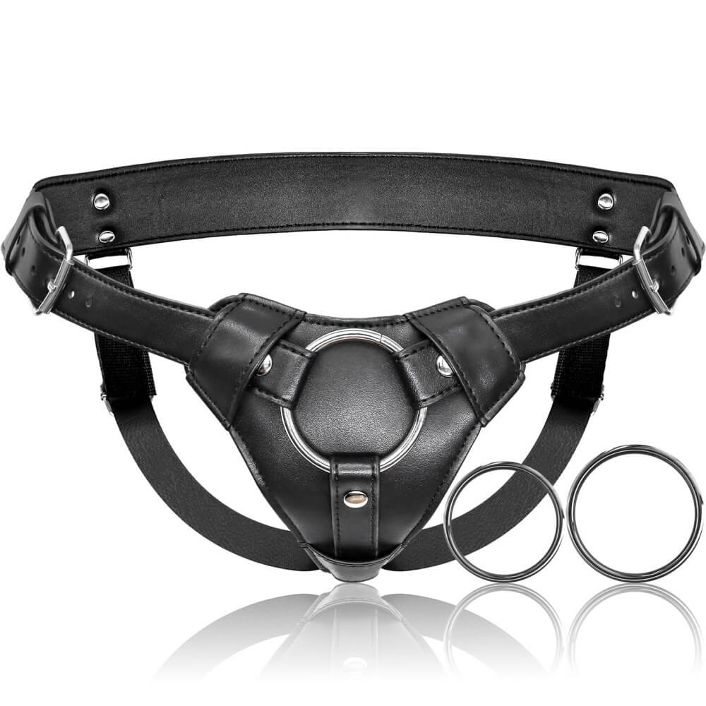 Draven - Leather Strap On Harness