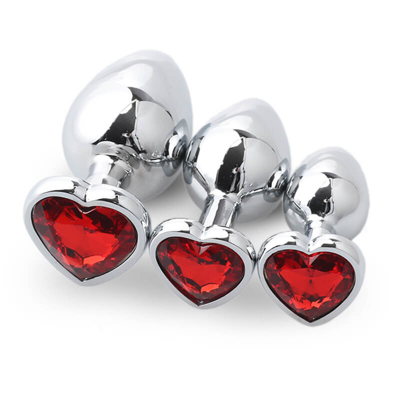 heart-metal-anal-plug-set-training-kit