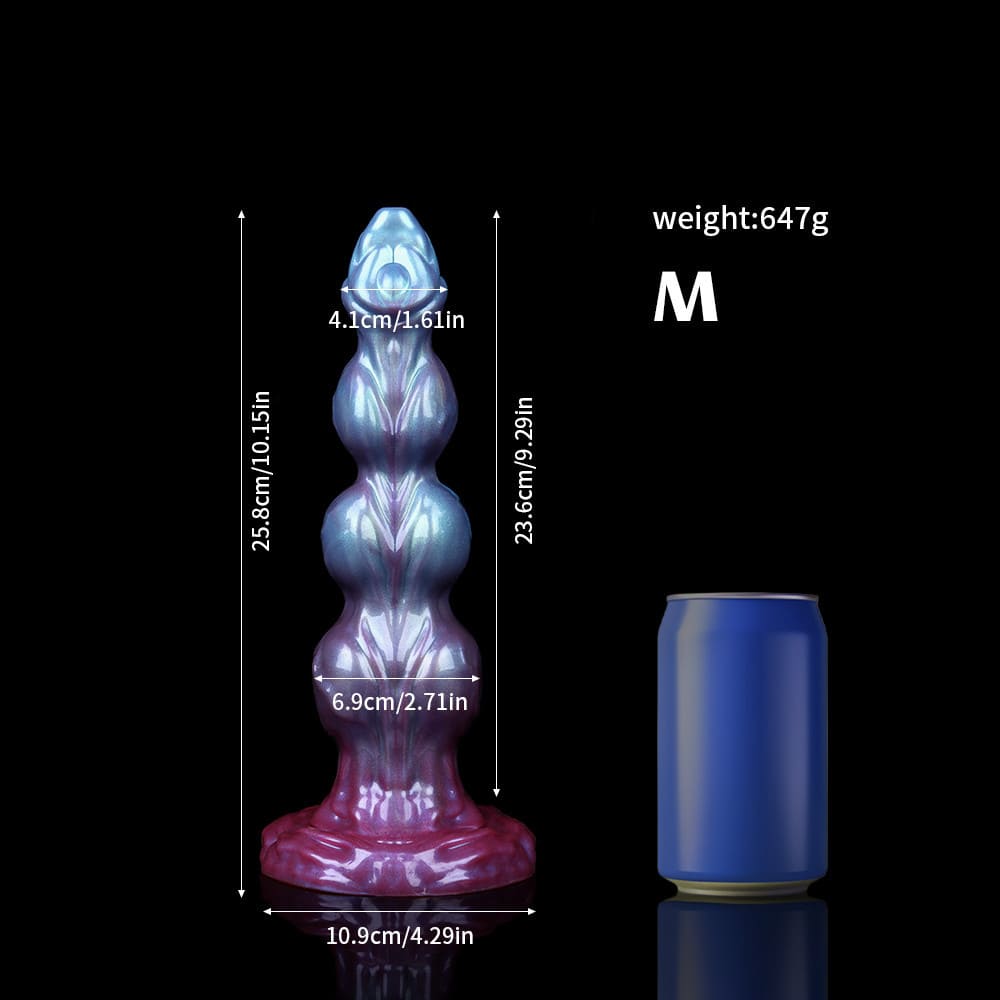 Nebulon - 3 Knots Dildo - Alien Fantasy Dildo - 3 Sizes
