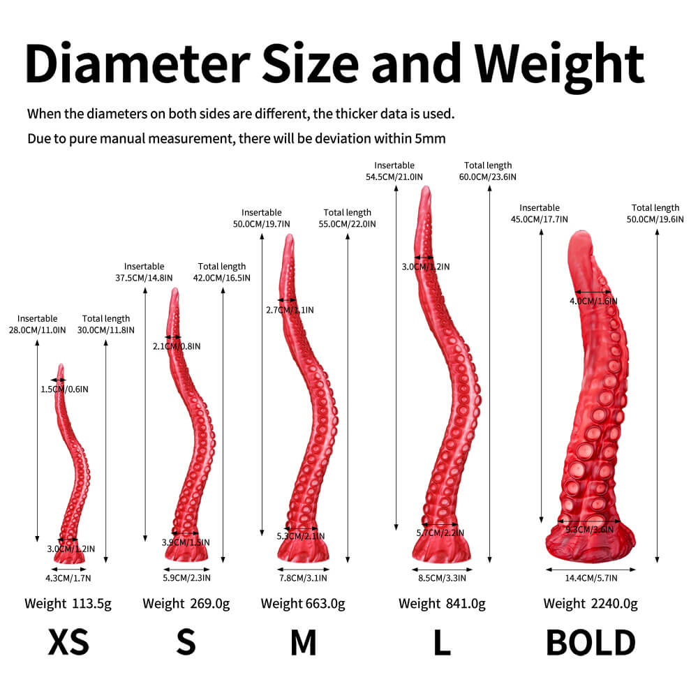 Nothosaur ALLA - Tentacle Dildo - Octopus Dildo - Fantasy Dildo