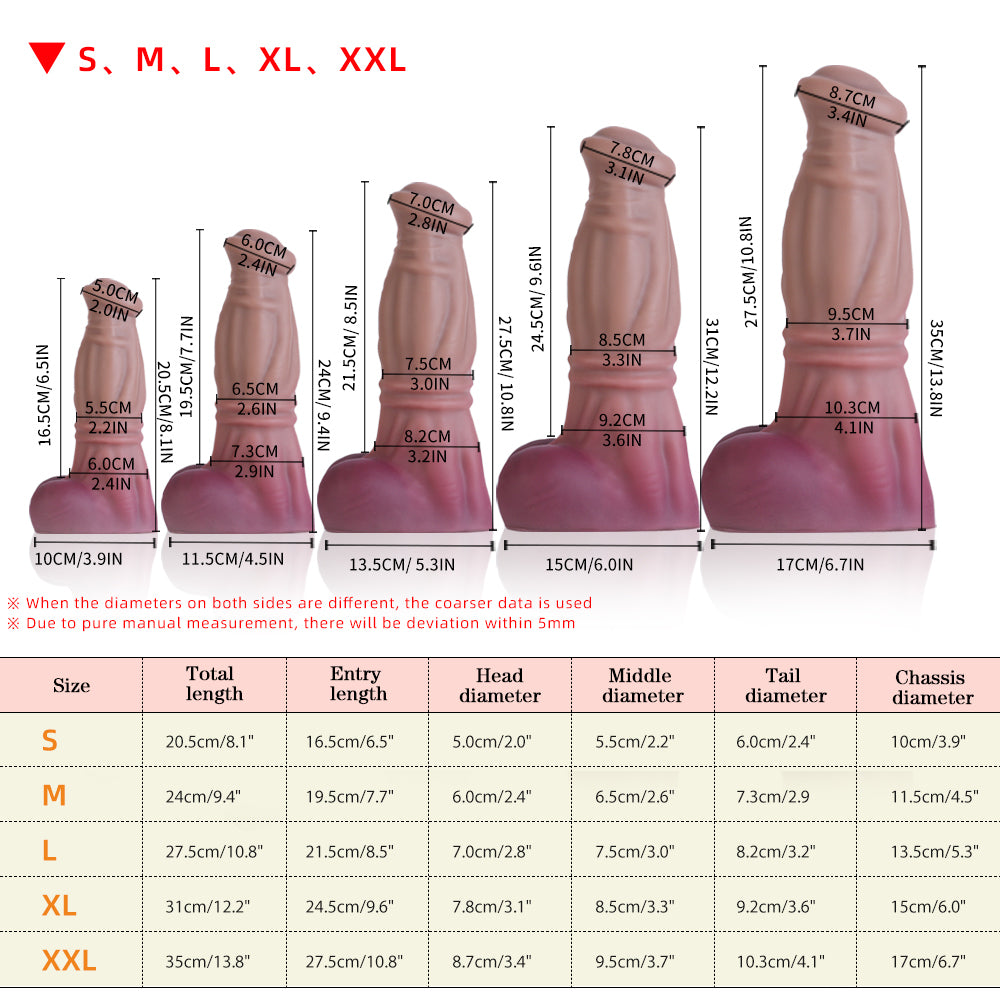 SWISOK Arion | Gaia Brown - Fantasy Horse Dildo - Realistic Horse Dildo - 5 Sizes