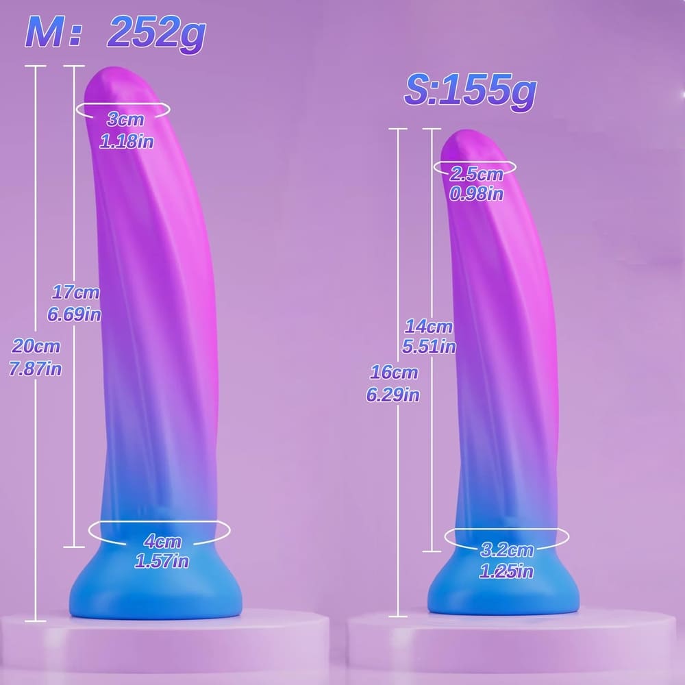 Victor - Spiral Textured Fantasy Anal Dildo