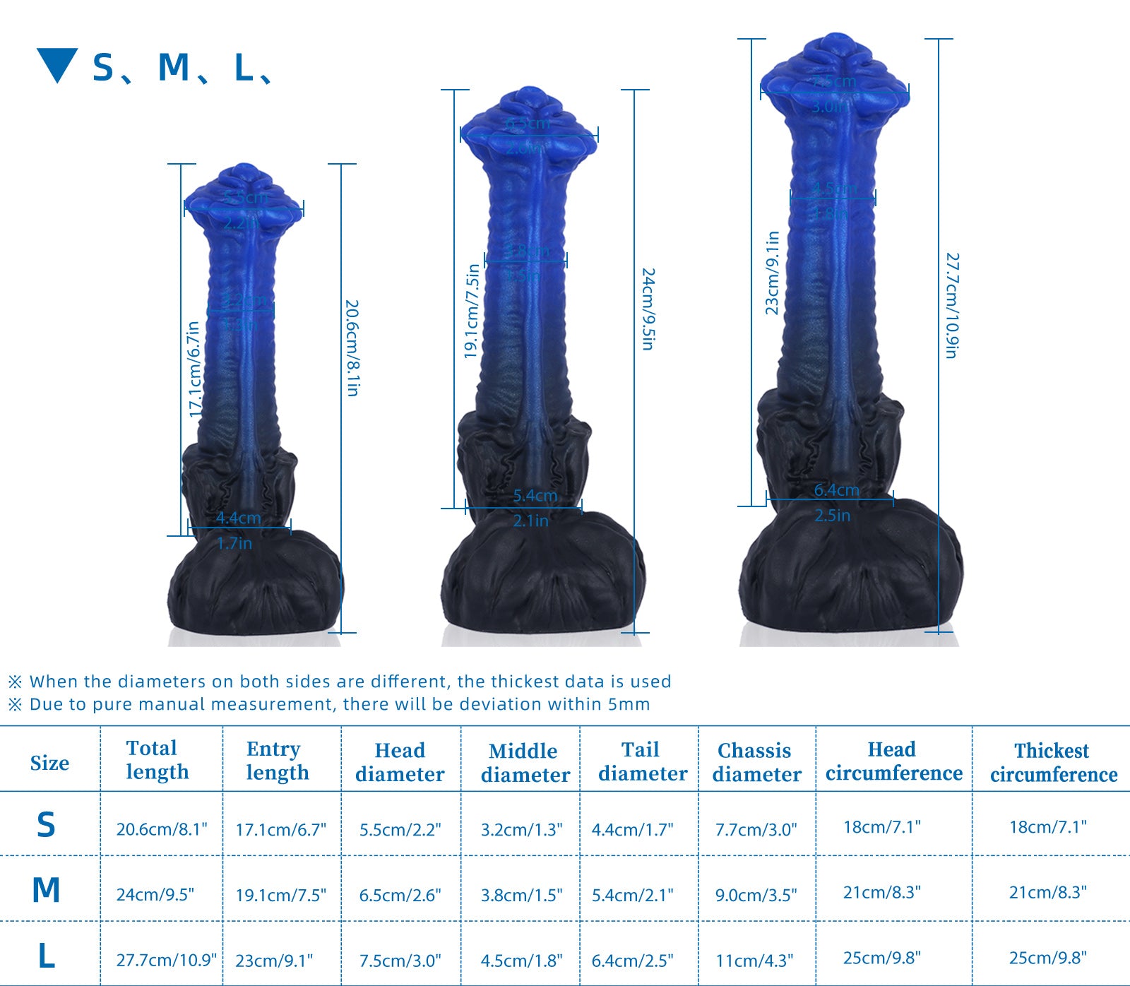 SWISOK Kelpie - Fantasy Horse Dildo - Replica Horse Animal Dildo - 3 Sizes