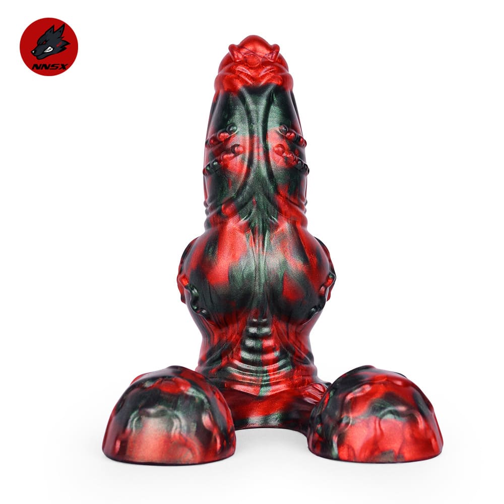 BlazeKnot-7.7-Inch-Silicone-Fantasy-Dildo_Dog-Knot-Dildo_1