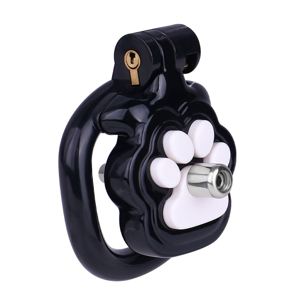 Felis-Cat-Paw-Resin-Male-Chastity-Cage