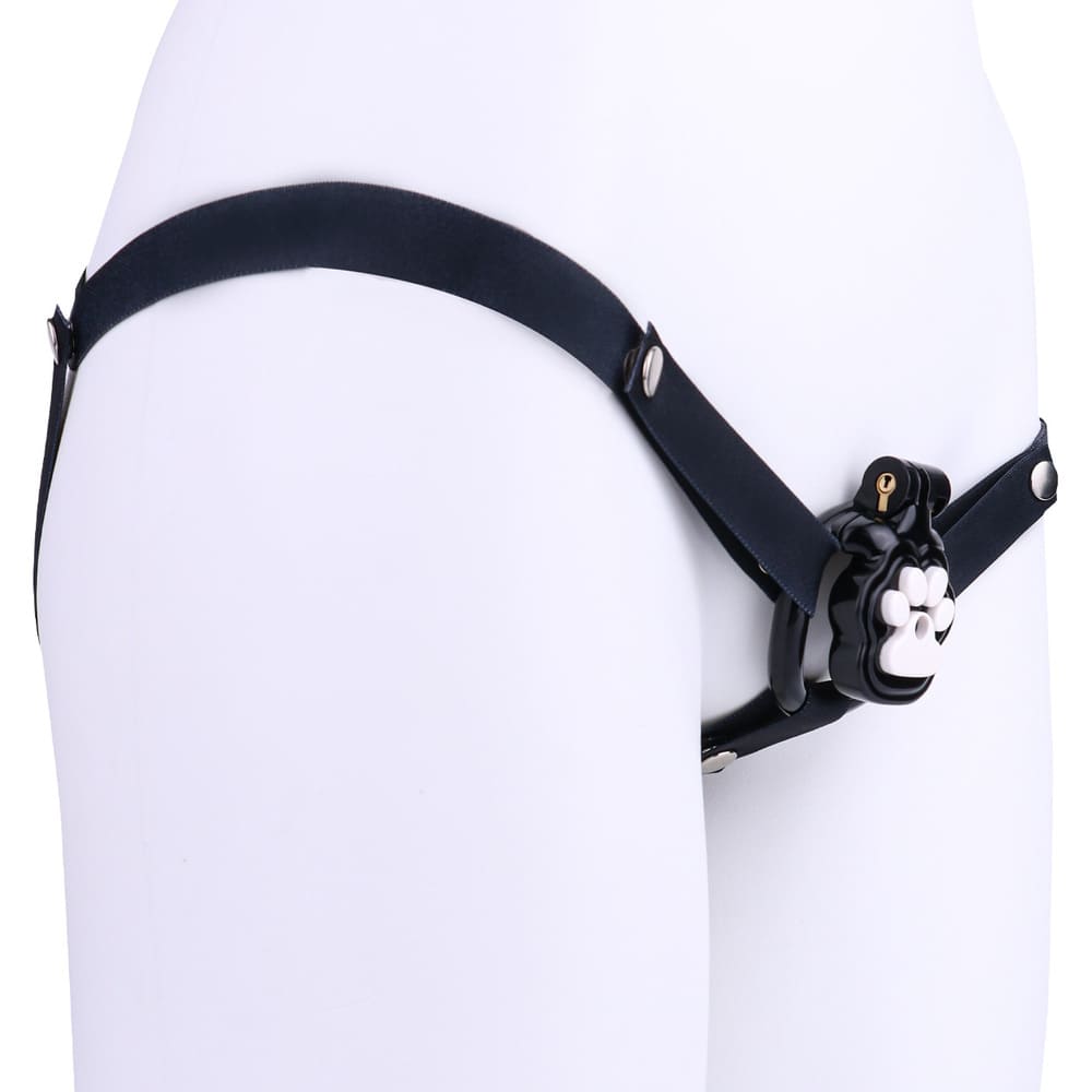 Felis-Cat-Paw-Resin-Male-Chastity-Cage