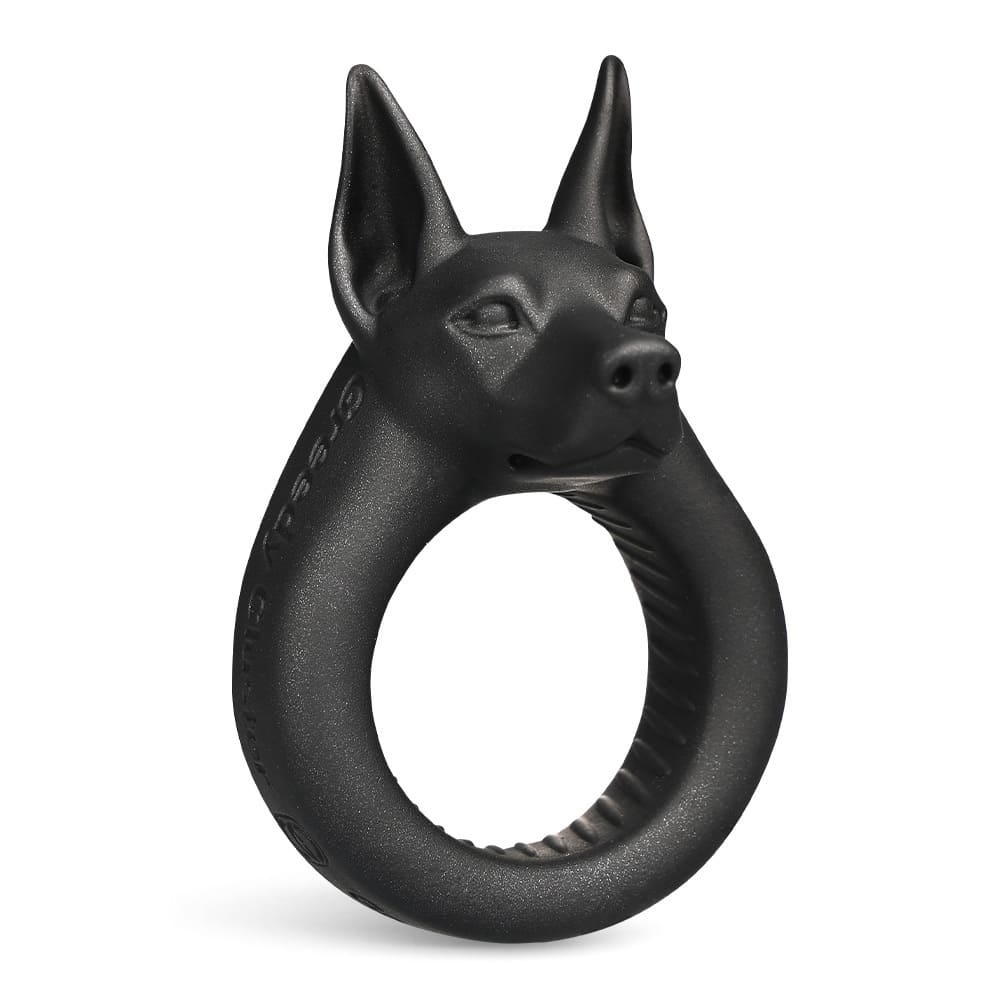 Greedy-Cluster-O-RING-03-Silicone-Anubis-Cock-Ring