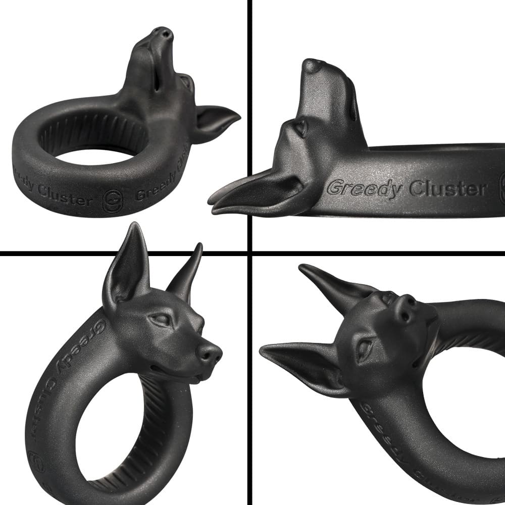 Greedy-Cluster-O-RING-03-Silicone-Anubis-Cock-Ring