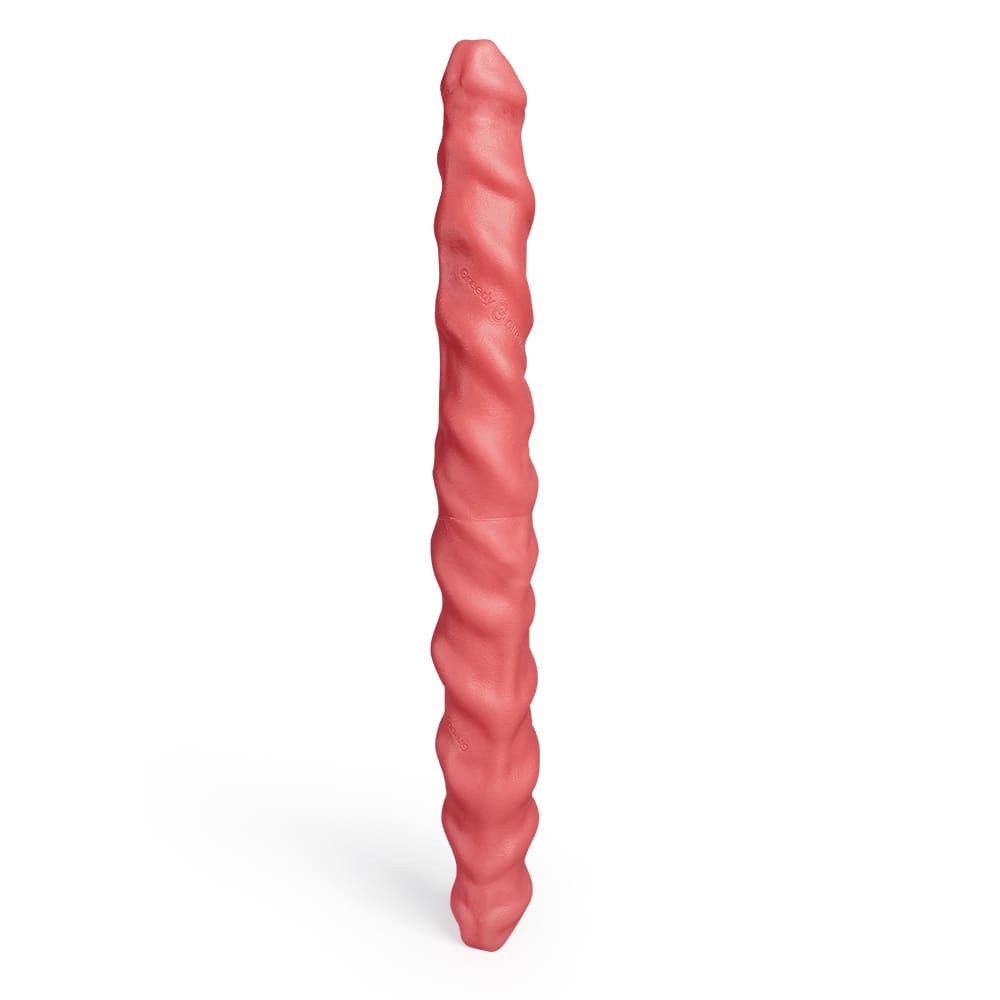 Greedy-Cluster-Ram-Twin-Silicone-Double-Ended-Spiral-Dildo