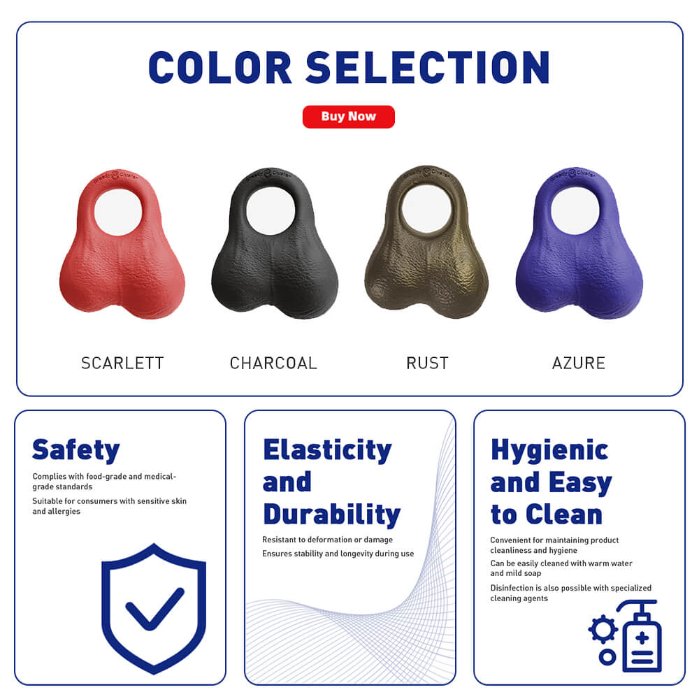 Greedy Cluster O-RING 02 - Realistic Silicone Balls for Dildo & Fisting Play