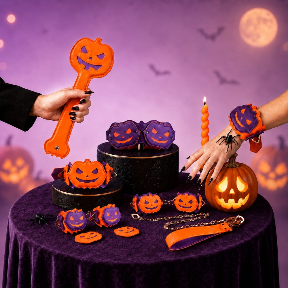 Hexlure-Halloween-Pumpkin-BDSM-Collar