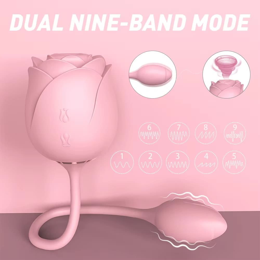 Immortal-Flower-Rose-Glow-2-in-1-Clitoral-Suction-Stimulator-with-Egg-Vibrator
