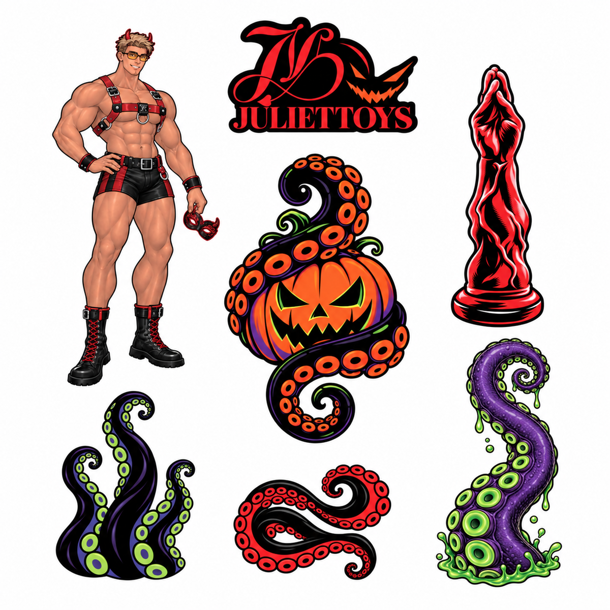 JulietToys Halloween Stickers