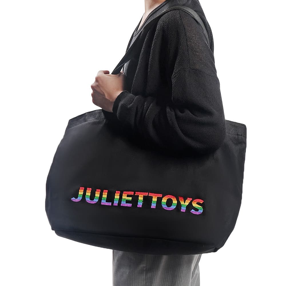 JulietToys-Rainbow-Embroidery-Tote-Bag