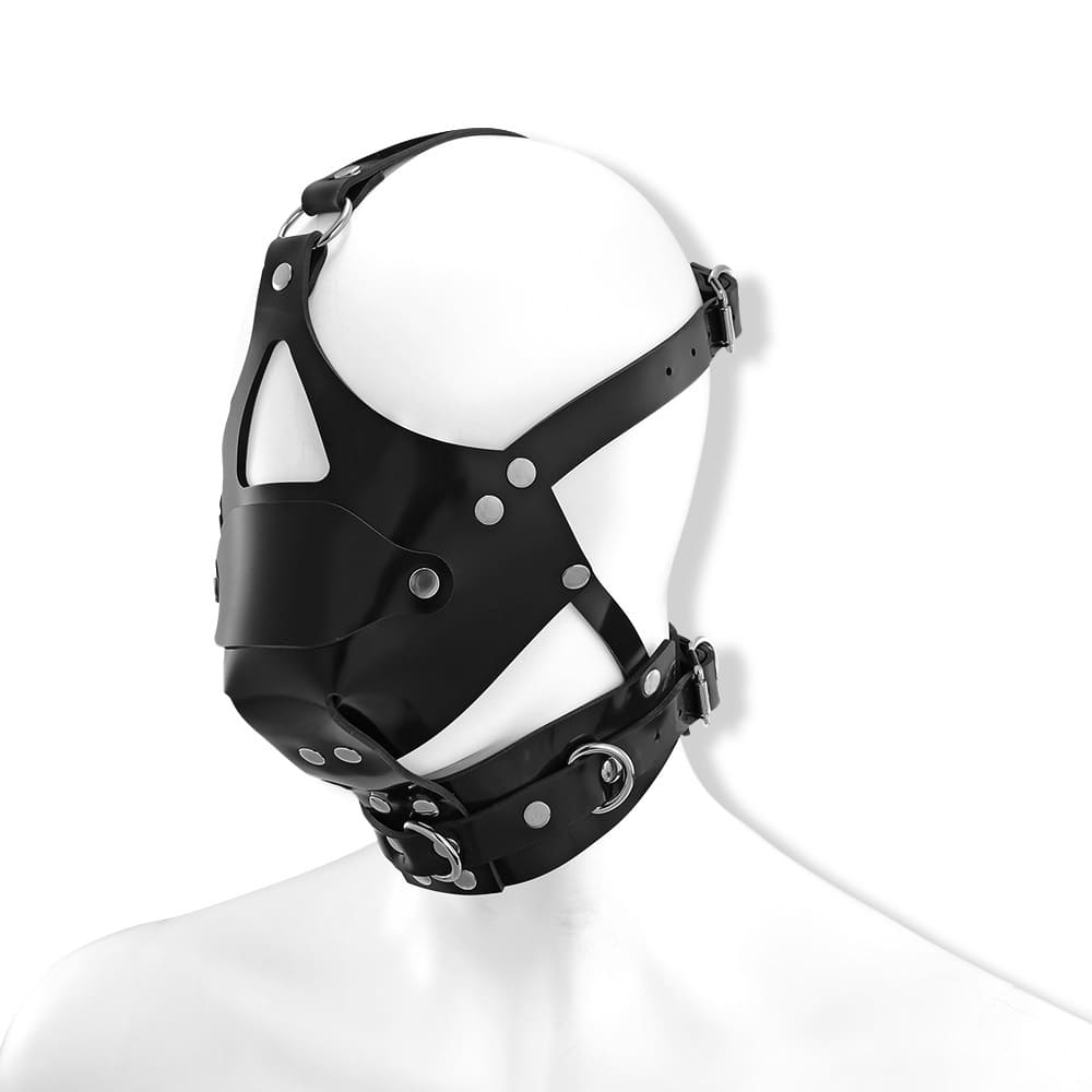 JulietToys Silicone Head Muzzle Harness with Detachable Cover