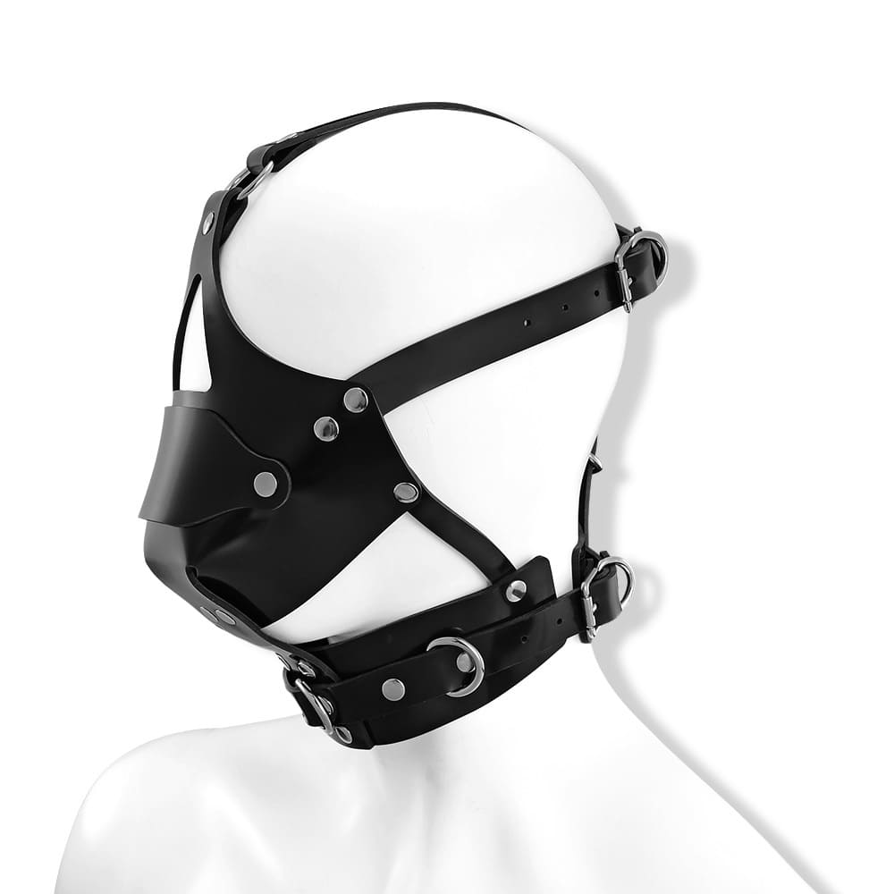 JulietToys Silicone Head Muzzle Harness with Detachable Cover
