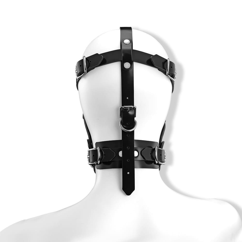 JulietToys Silicone Head Muzzle Harness with Detachable Cover