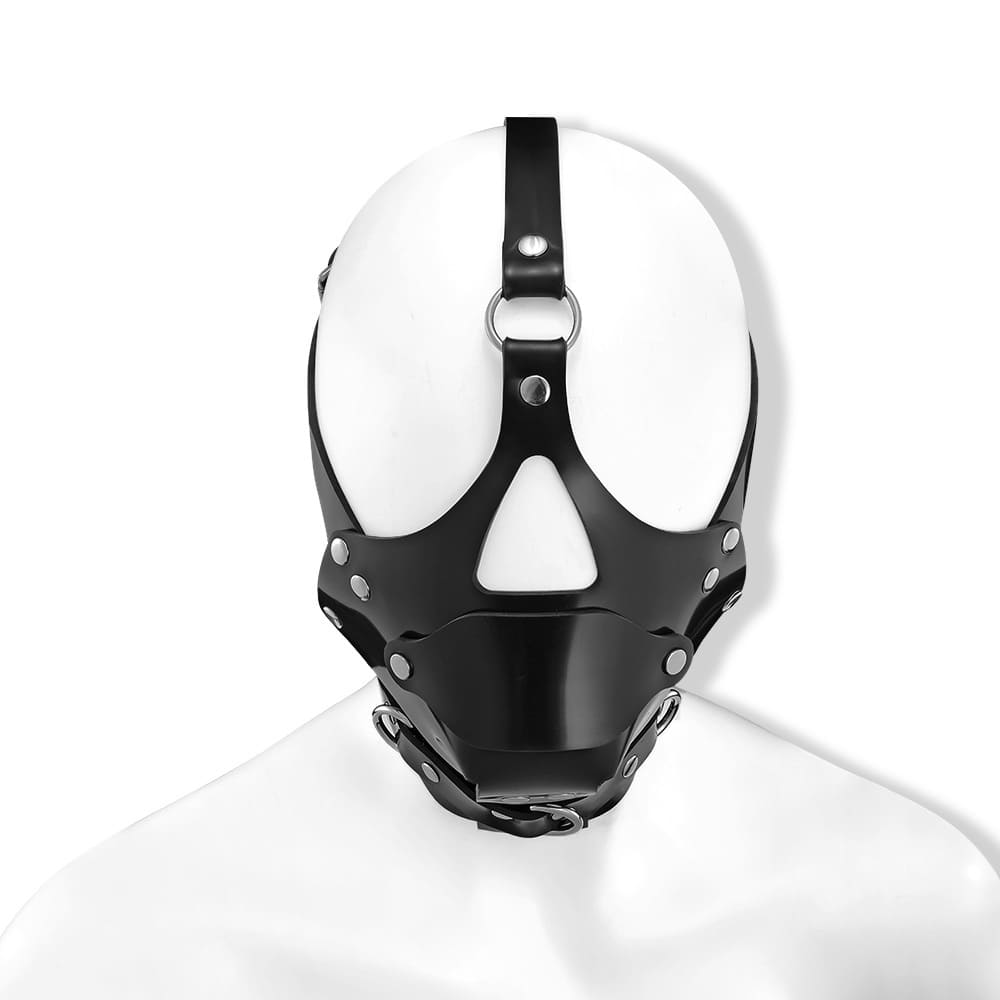 JulietToys Silicone Head Muzzle Harness with Detachable Cover