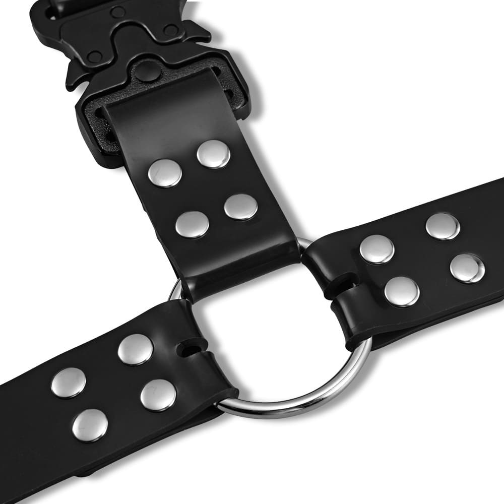 JulietToys Tactical Buckle Silicone Chest Harness