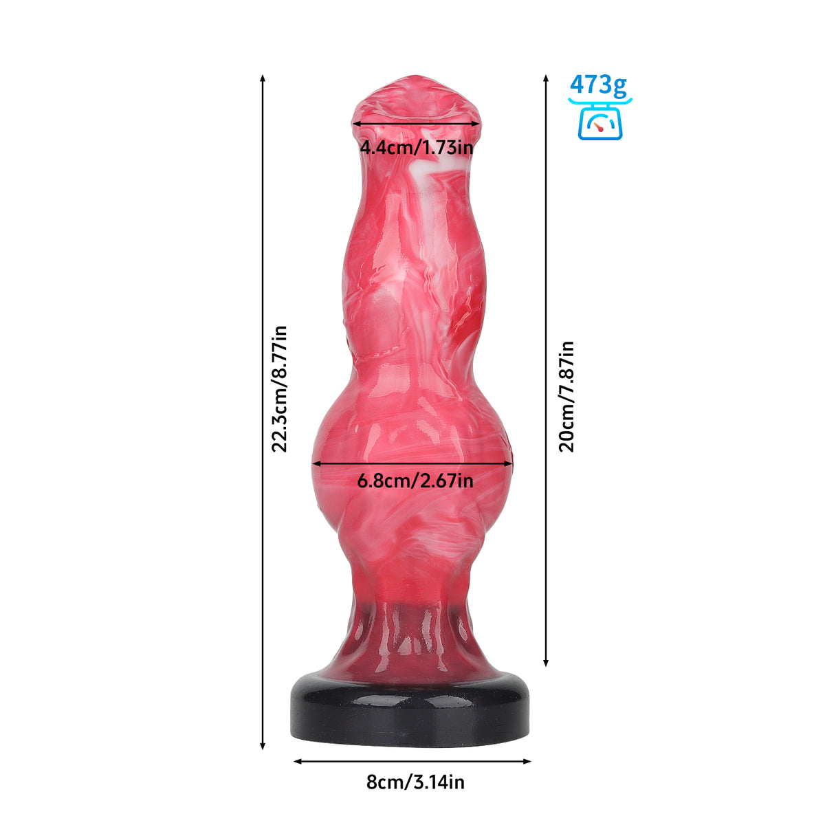 Leanhound –Fantasy Silicone Dildo - Kanis Dildo - Knot Dildo