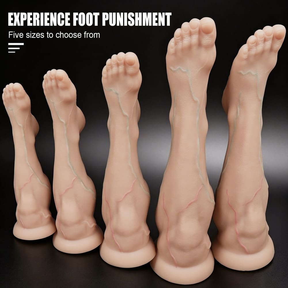Pedis-Silicone-Realistic-Foot-Anal-Plug