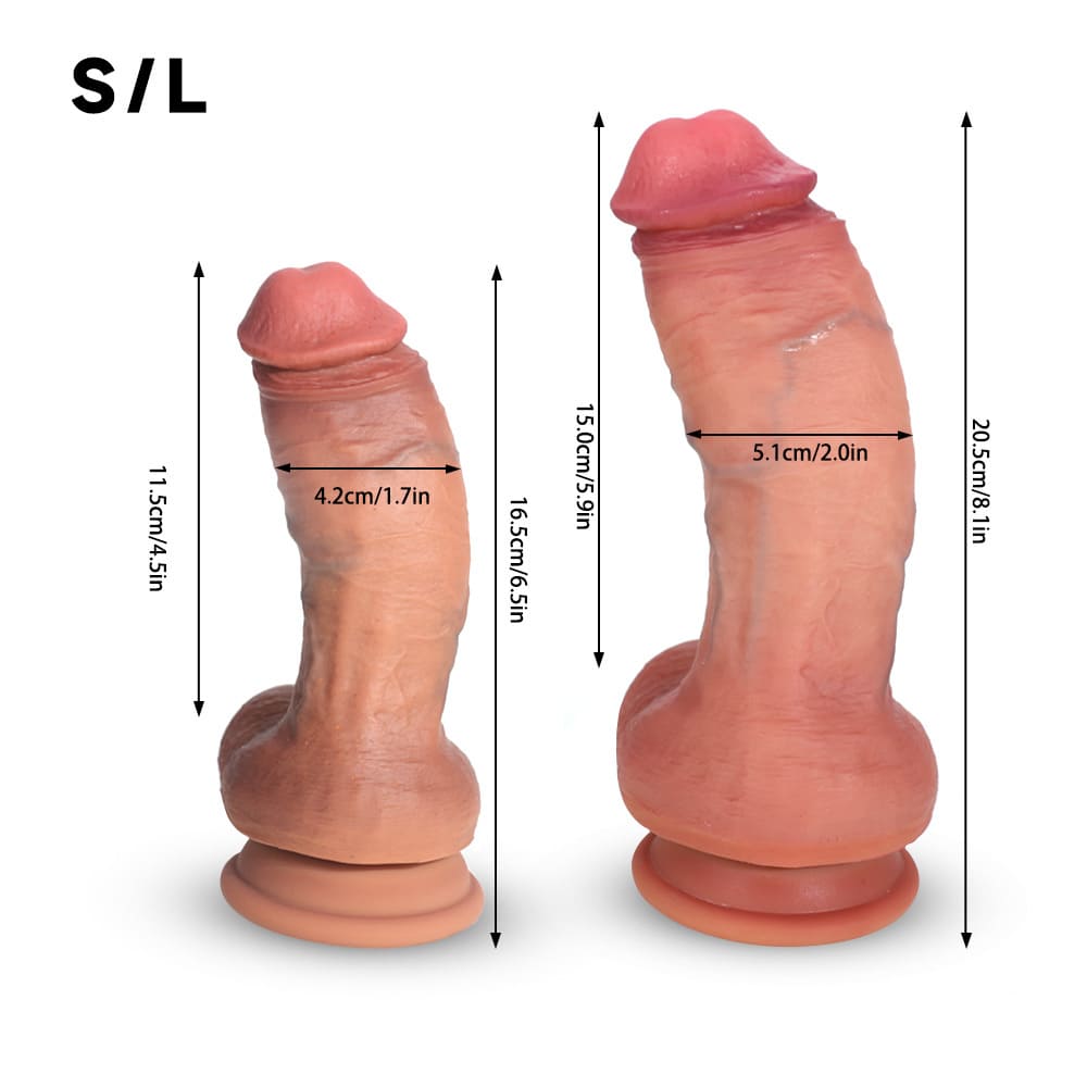 Varko-Silicone-Realistic-Dildo-Curved-Suction-Cup-Dildo