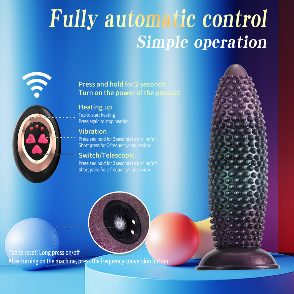 Visen-Silicone-Thrusting-Anal-Plug-with-Textured-Nodes-and-Remote-Control