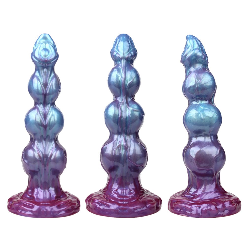 Nebulon - 3 Knots Dildo - Alien Fantasy Dildo - 3 Sizes